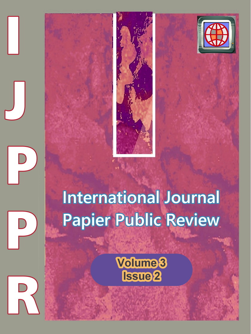 					View Vol. 3 No. 2 (2022): International Journal Papier Public Review
				