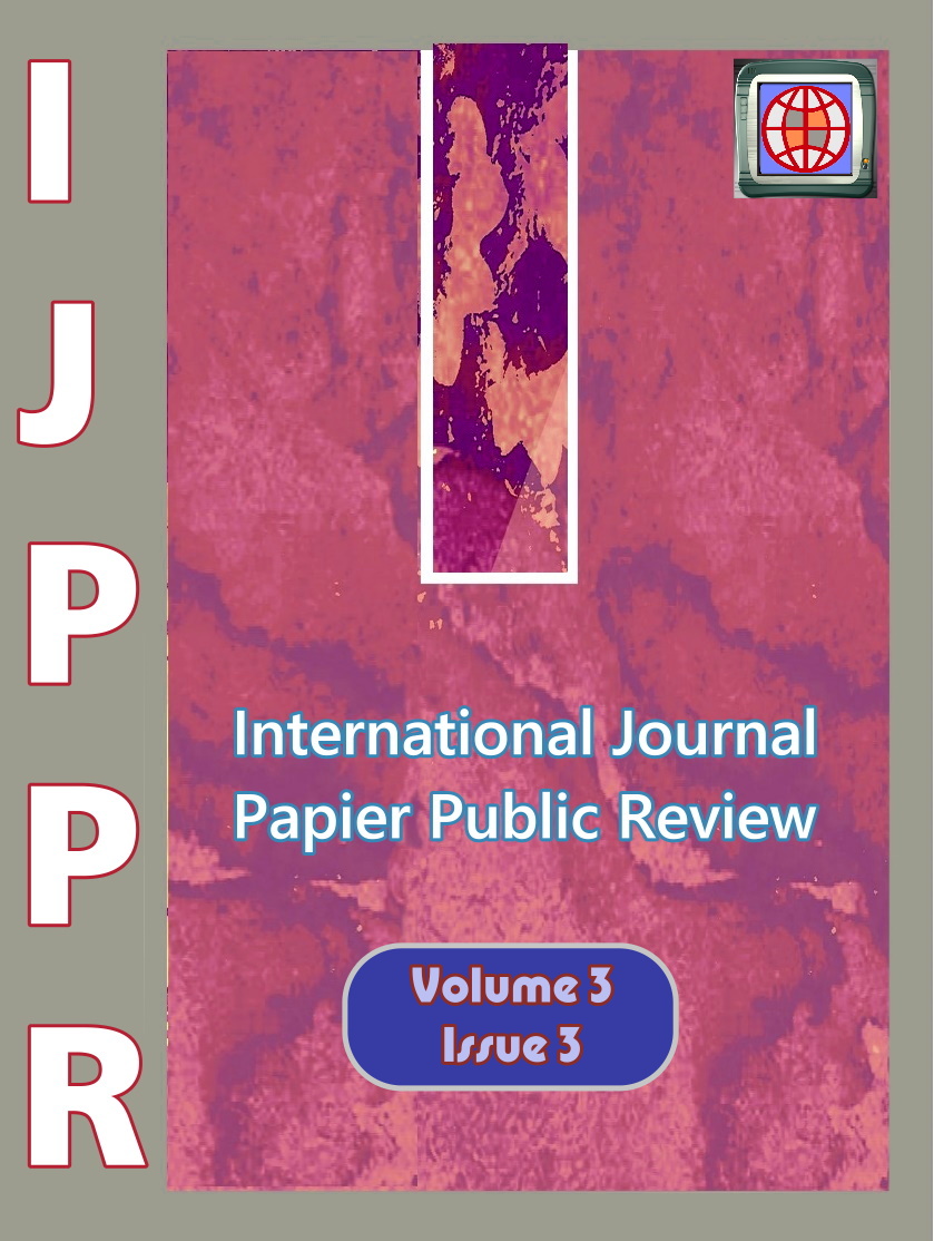 					View Vol. 3 No. 3 (2022): International Journal Papier Public Review
				